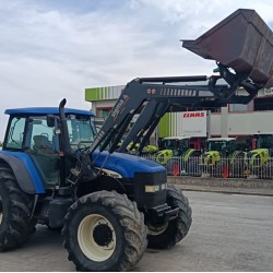 NEW HOLLAND TM 190 DT + CARICATORE FRONTALE SIGMA 4 TITANIUM T50 ____ TRATTORE