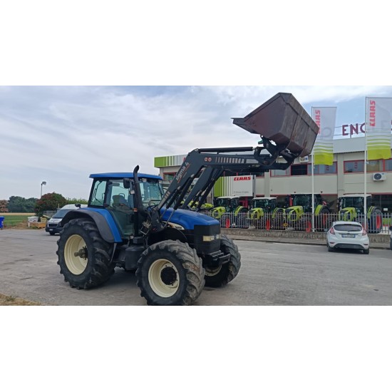 NEW HOLLAND TM 190 DT + CARICATORE FRONTALE SIGMA 4 TITANIUM T50 ____ TRATTORE