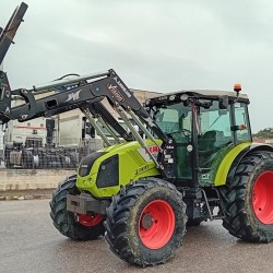 CLAAS AXOS 340 CX + CARICATORE FRONTALE ANGELONI VISION 2    ___  TRATTORE 