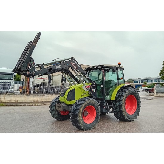 CLAAS AXOS 340 CX + CARICATORE FRONTALE ANGELONI VISION 2    ___  TRATTORE 
