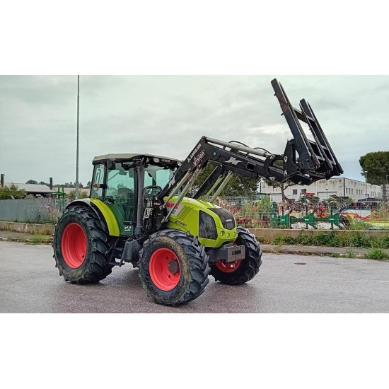 CLAAS AXOS 340 CX + CARICATORE FRONTALE ANGELONI VISION 2    ___  TRATTORE 