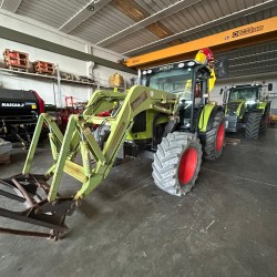 CLAAS ARION 420 DT + CARICATORE ARGNANI E MONTI_____ TRATTORE