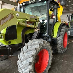 CLAAS ARION 420 DT + CARICATORE ARGNANI E MONTI_____ TRATTORE