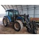 NEW HOLLAND TL 100 DT + CARICATORE FRONTALE ANGELONI TWIN 2____ TRATTORE GOMMATO