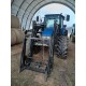 NEW HOLLAND TL 100 DT + CARICATORE FRONTALE ANGELONI TWIN 2____ TRATTORE GOMMATO