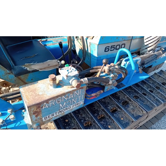 LANDINI 6500 C + LAMA APRIPISTA ARGNANI E MONTI  ___ TRATTORE CINGOLATO