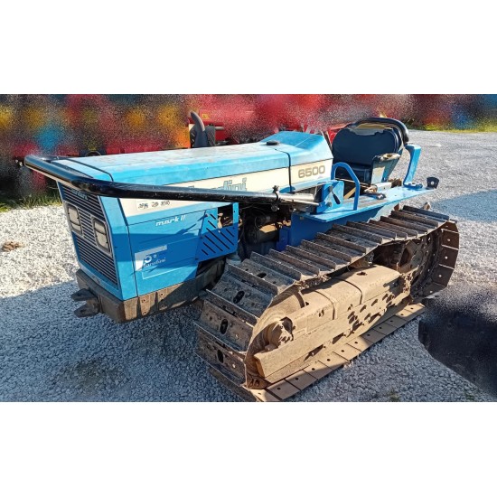 LANDINI 6500 C + LAMA APRIPISTA ARGNANI E MONTI  ___ TRATTORE CINGOLATO