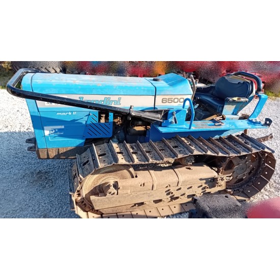 LANDINI 6500 C + LAMA APRIPISTA ARGNANI E MONTI  ___ TRATTORE CINGOLATO