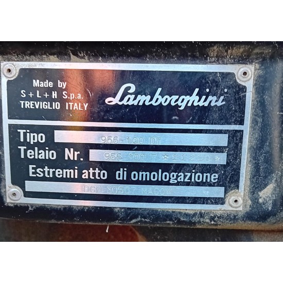 LAMBORGHINI 956 - 100 DT + LAMA NEVE OMA ____ TRATTORE