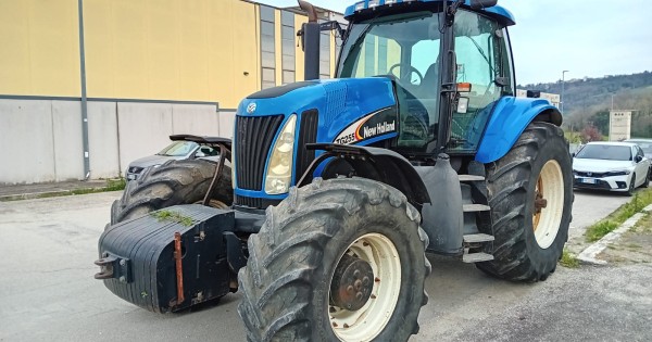 NEW HOLLAND TG 255 DT ____TRATTORE GOMMATO - TRATTORE - GOMMATO ...