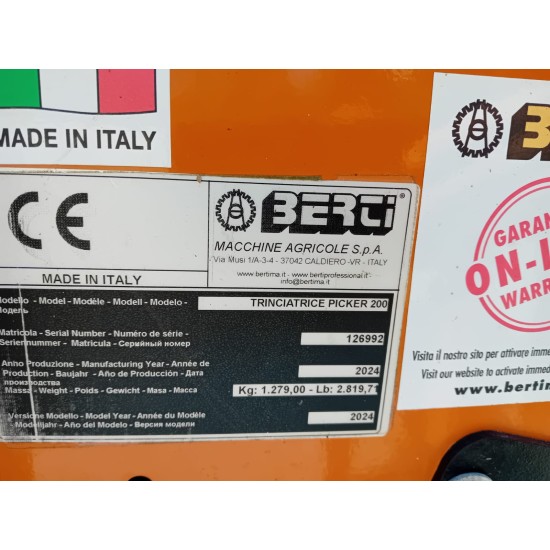TRINCIATUTTO BERTI PICKER 200