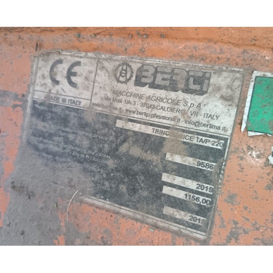 TRINCIA ARGINI BERTI TA/P 220