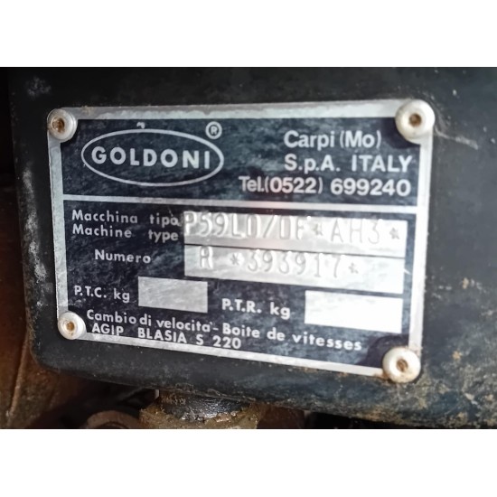 MOTOCOLTIVATORE GOLDONI JOLLY 59 LD DF + FRESA 70 cm