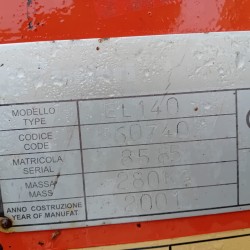 INTERCEPPI RINIERI EL 140 CON ERPICE ROTANTE