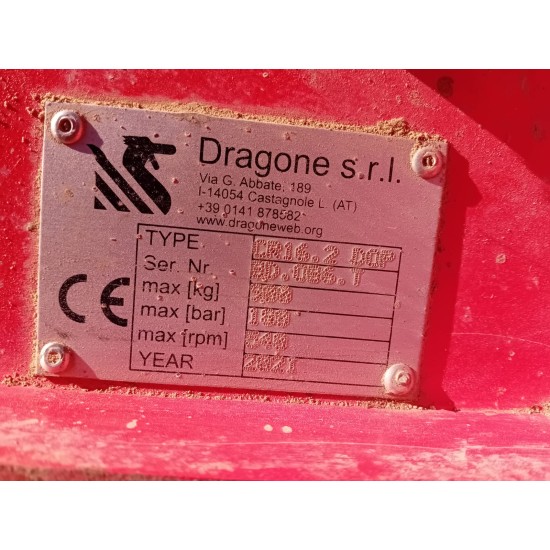 DECESPUGLIATRICE DRAGONE CR 16.2 DOPPIA PLUS 175