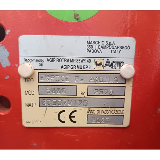 ERPICE ROTANTE MASCHIO AQUILA 5000