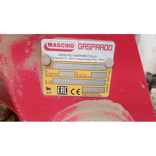 ERPICE ROTANTE MASCHIO TORO HD 6000 PLUS RAPIDO
