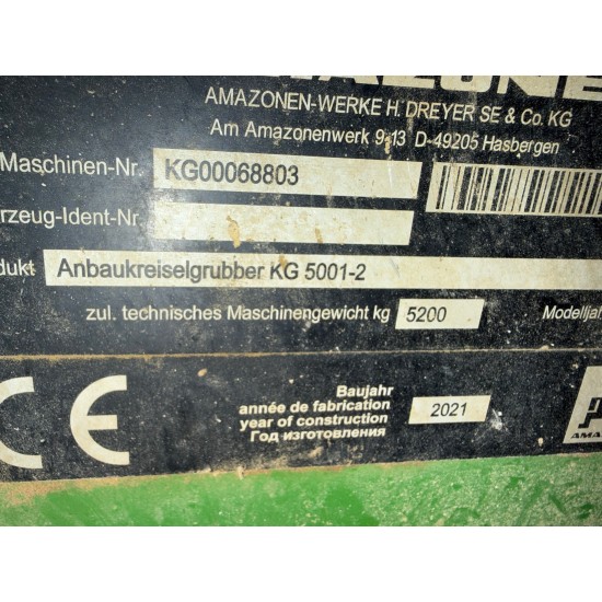 ERPICE ROTANTE AMAZONE KG SUPER 5001-2