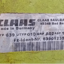 FALCIACONDIZIONATRICE CLAAS DISCO 3100 FC_FRONTALE
