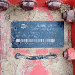 FALCIACONDIZIONATRICE KUHN FC 313 F - LIFT CONTROL _ FRONTALE _ RULLI
