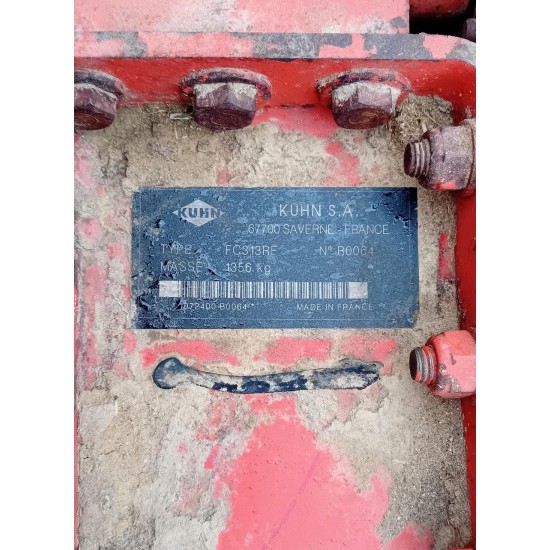 FALCIACONDIZIONATRICE KUHN FC 313 F - LIFT CONTROL _ FRONTALE _ RULLI