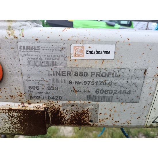 RANGHINATORE CLAAS LINER 880 PROFIL