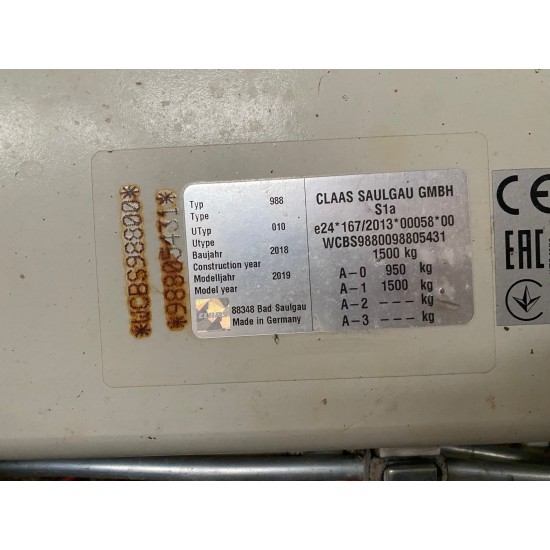 RANGHINATORE CLAAS LINER 2900