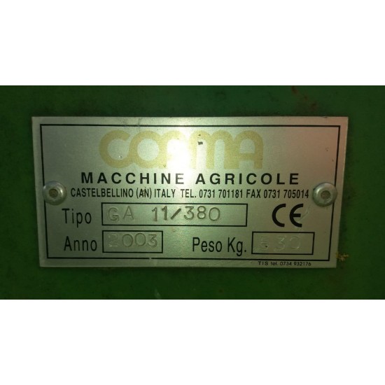 RANGHINATORE CORMA GA 11 / 380