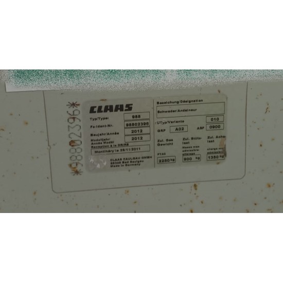 RANGHINATORE CLAAS LINER 2900